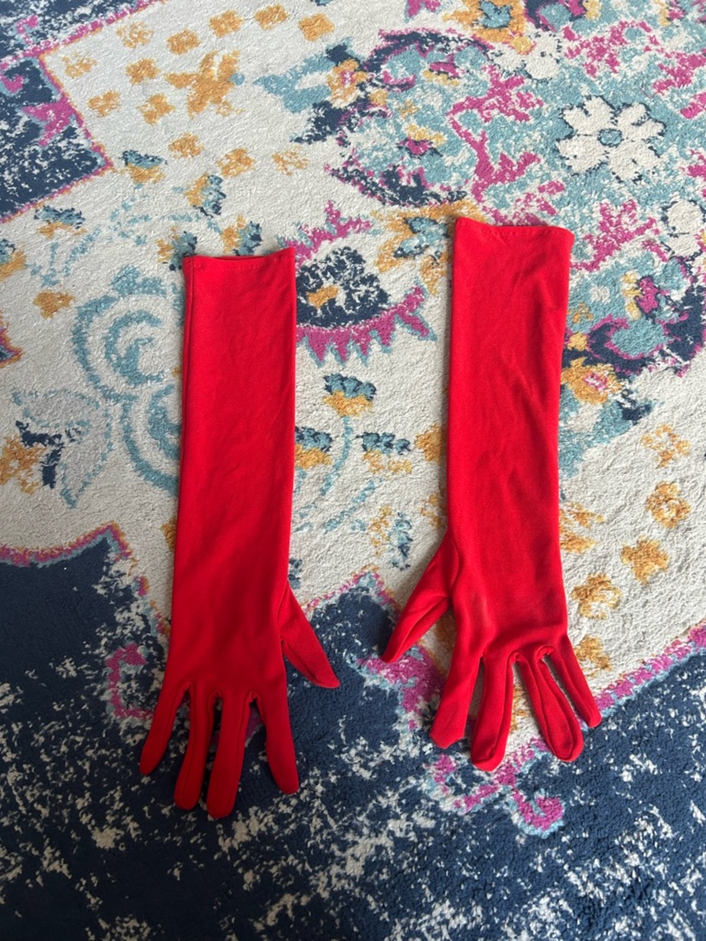 Red Long Gloves- great for costumes